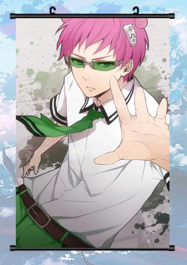 

October update Anime Decorative Pictures Saiki Kusuo no Sai-nan The Disastrous Life of Saiki K Home Decor Wall Scroll Poster