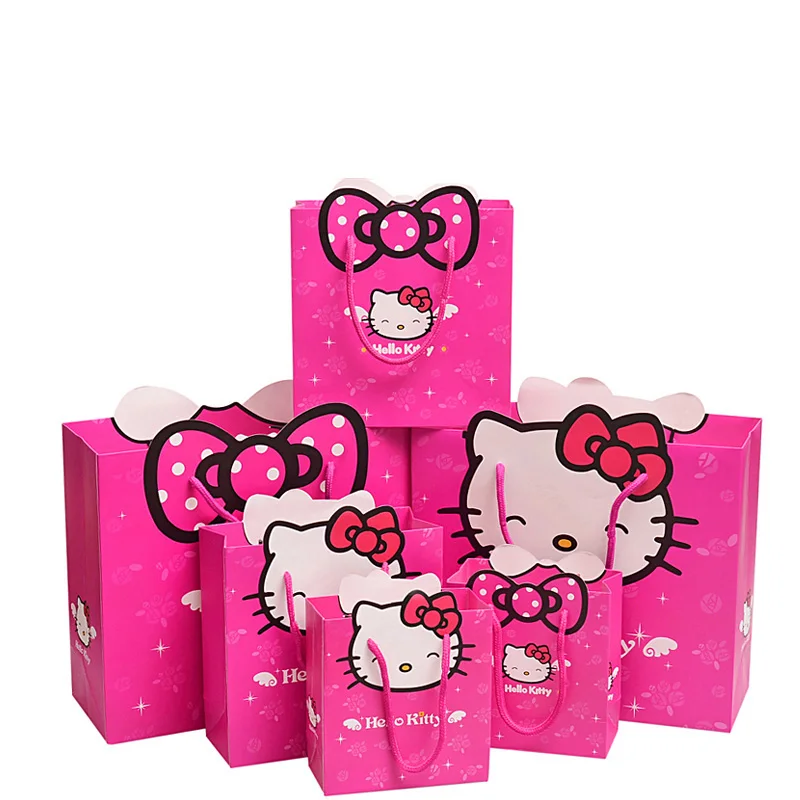 Рисунок Hello Kitty Cat серии Бумага мешочек дети День рождения подарки вечере оптовая