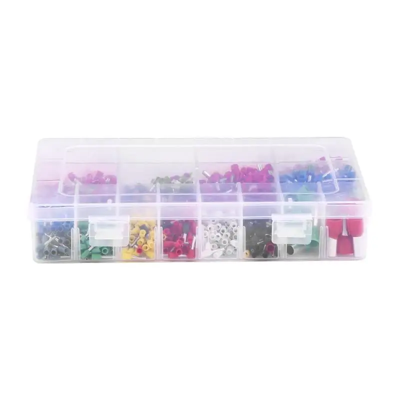 

2120pcs Electrical Cable Wiring Connector Insulated Cold-pressed Terminals