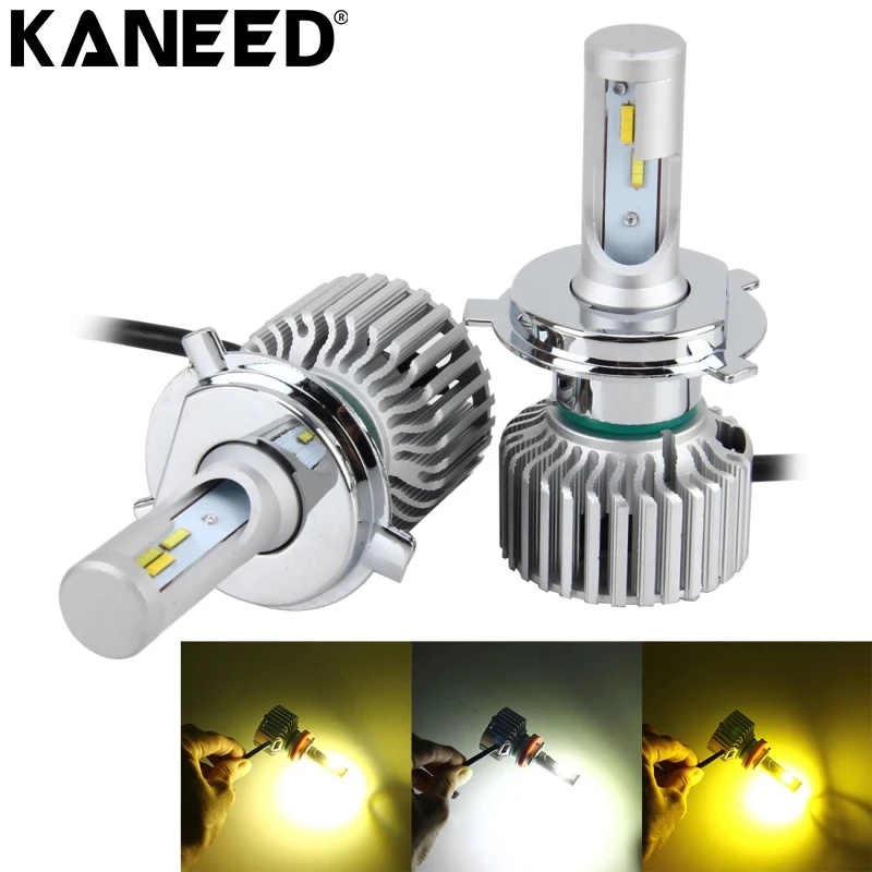 

KANEED H4 LED Bulb canbus 26W 2250LM H4 LED Car Headlight LED Auto Light Built-in CANBUS Function Headlights Accessories Kit