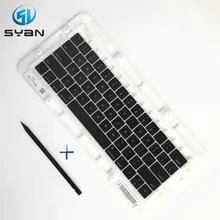 A1706 a1707 teclas de teclado, para macbook pro retina tampa chave do portátil nova marca 2016
