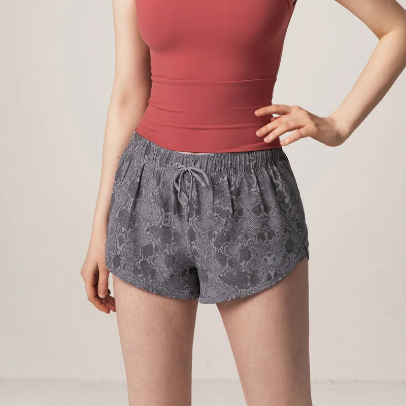 

Juventus Leopard Sexy Short Feminino Running Gym Shorts Women Anti-light Breathable And Quick-dry Ropa Deportiva Mujer Gym