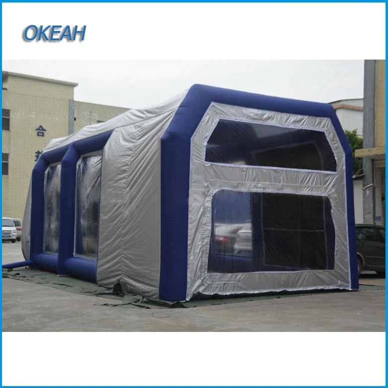  Economical And Practical Portable Movable Inflatable Paint Booth Mobile Paint Tent