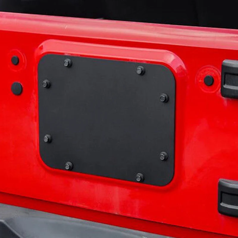 

Tailgate Spare Tire Delete Plate Fit For Jeep Wrangler JK / JKU 2007-2018