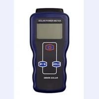 High Precision Solar Power Meter Light Meter Data Hold And Peak Hold For Solar Radiation Tester SM206 Glass Light Intensity 2