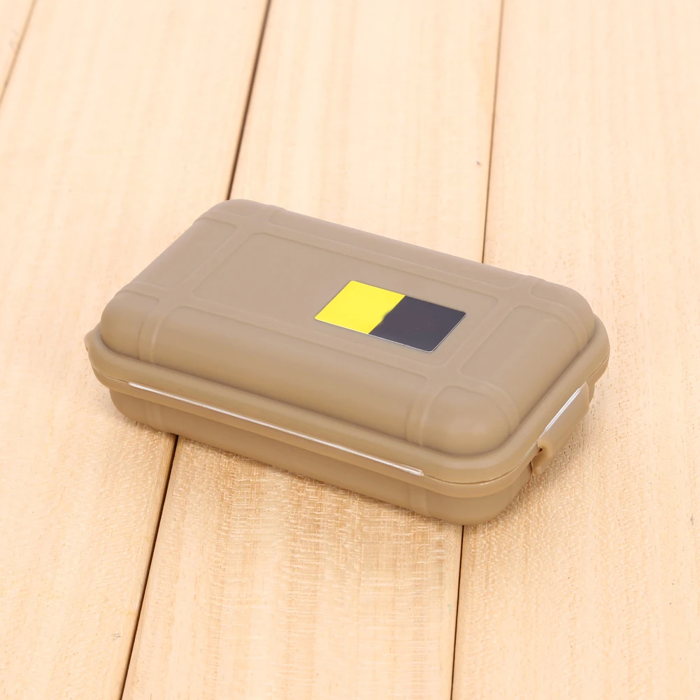 Уличная коробка для хранения Чехол Дорожный комплект Противоударный Водонепроницаемый аварийный герметичный держатель для таблеток контейнер для выживания