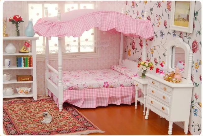 miniature dollhouse bedroom furniture