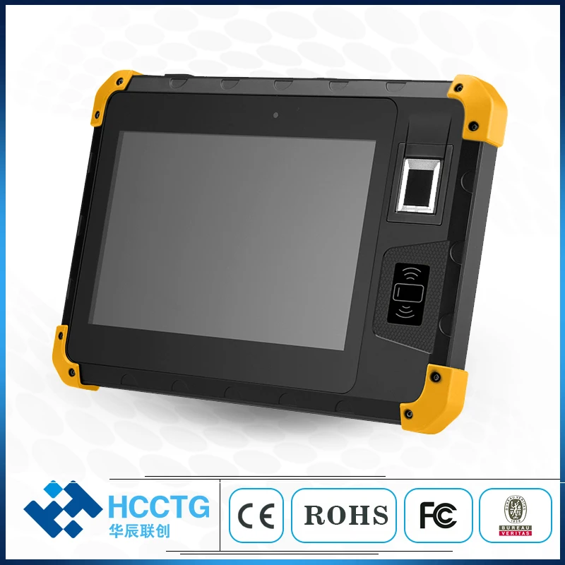 

Hot 8 Inch NFC Fingerprint Optional Industrial IP67 Biometric Touch Screen Rugged Tablet Android 6.0 Tablet HCC-Z200