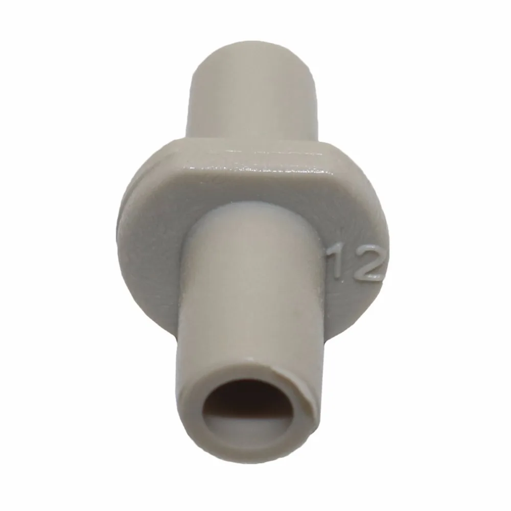 

100 Pcs 6 mm straight connector White irrigation 1/4' garden quick connector With micro-nozzle hose accessories