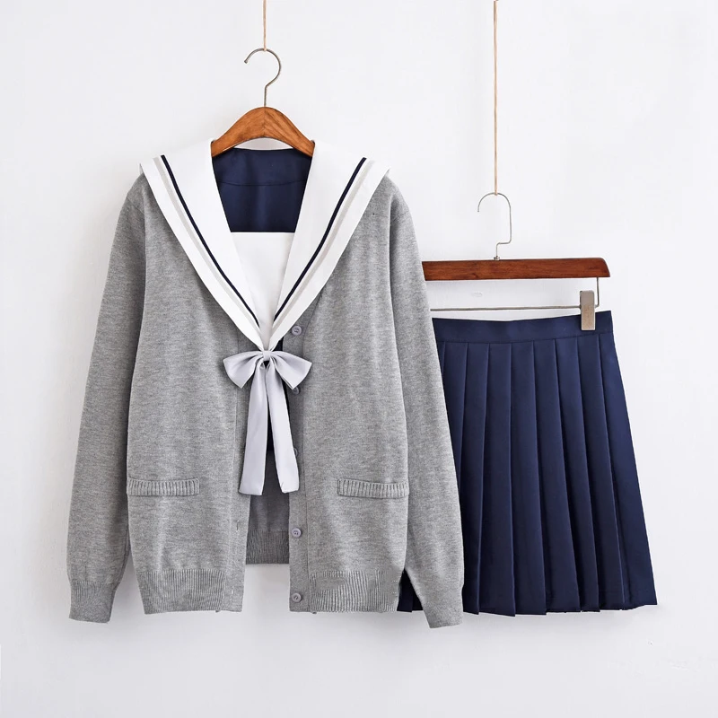 

UPHYD Winter School Uniform S-XXL Navy Sailor Suits High School Girls Anime Cosplay Costumes
