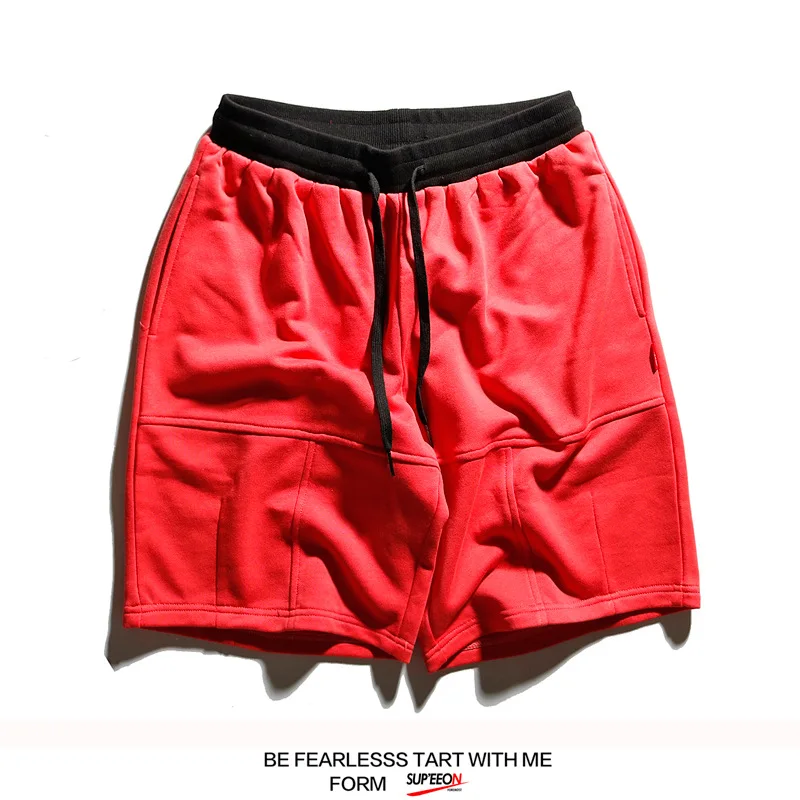 Оригинальные хип-хоп шорты мужские Свободные европейские и американские уличные мужские беговые повседневные Пять брюки хлопковые шорты tide m-xxl