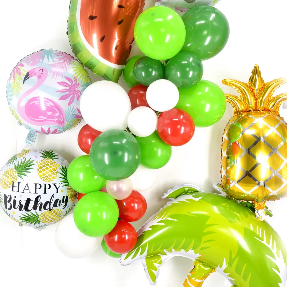 

Birthday Balloons Flamingo/Pineapple/Beercup Foil Balloon Birthday Decoration Kids Adult Party Beach Party Helium Air Globos