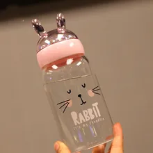 Cartoon Portable Glass Water Bottle Cute Stars Sequins Micro Landscape Glass Children Water Bottle 360ML Brief Women Drinkware Cartoon Portable Glass Water Bottle Cute Stars Sequins Micro Landscape Glass Children Water Bottle 360ML Brief Women Drinkware