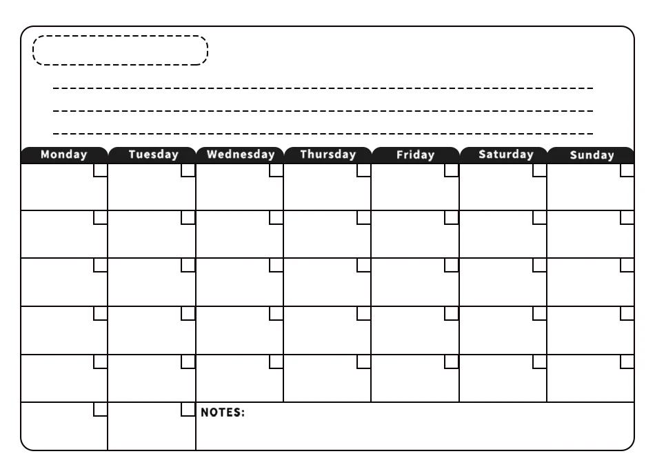 YIBAI A3, ежемесячный календарь, магнитная доска, сухая стираемая белая доска, доска для рисования, для кухни, школы, дома, планировщик на холодильник, 30*42 см