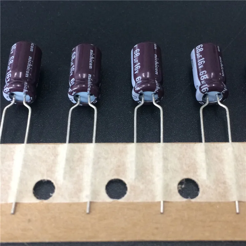 10 шт. 68 мкФ 16 В NICHICON PV серия 6 3x11 мм 16V68uF низкое сопротивление долговечный