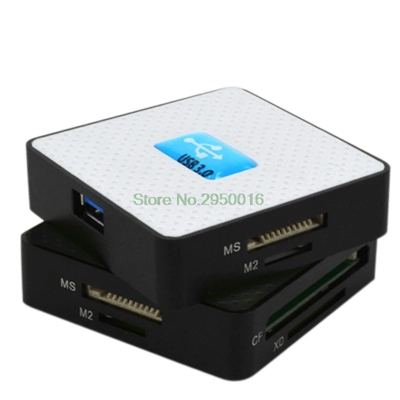 Высокая Скорость USB3.0 все в 1 SD/TF/CF/XD M2 MS флэш-памяти кард-ридер для ноутбука C26