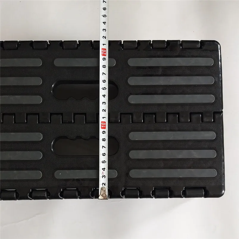 Portable Folding Step Up Stool Car Height Boost Elder Adult Kid Child Locks Into Place Non-slip Grips Large Platform 40AP80