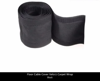 

75mm Wide Strong Floor Cable Cover hook and loop Carpet Cable Wrap