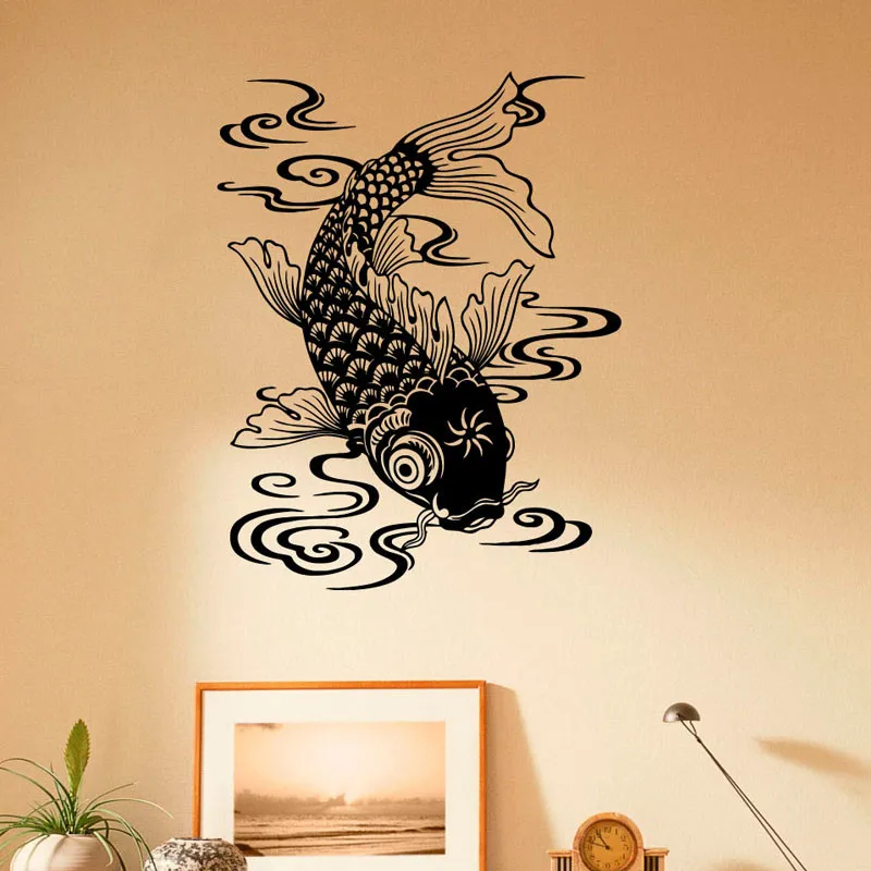 

Beautiful Design Fish Wall Decal Marine Fish Vinyl Sea Animals Art Wall Stickers Home Decoration