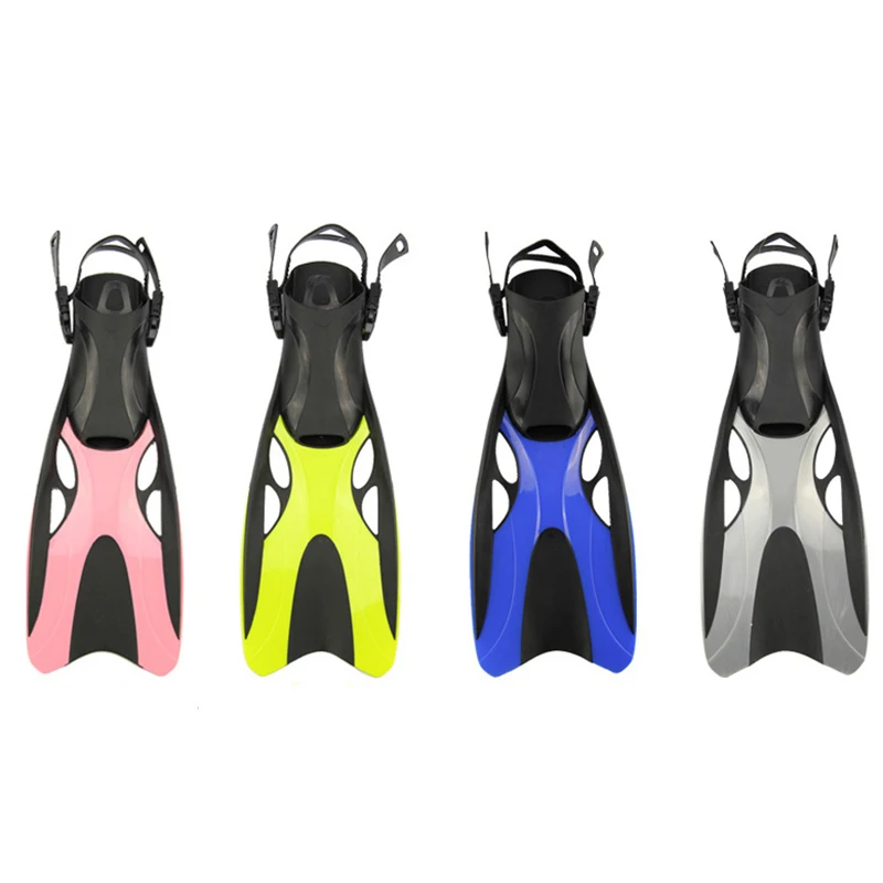 

Swim Fins for Adult Adjustable Swimming Frog Shoes Silicone Professional Dive Team Open Diving Snorkeling Long diving Flippers