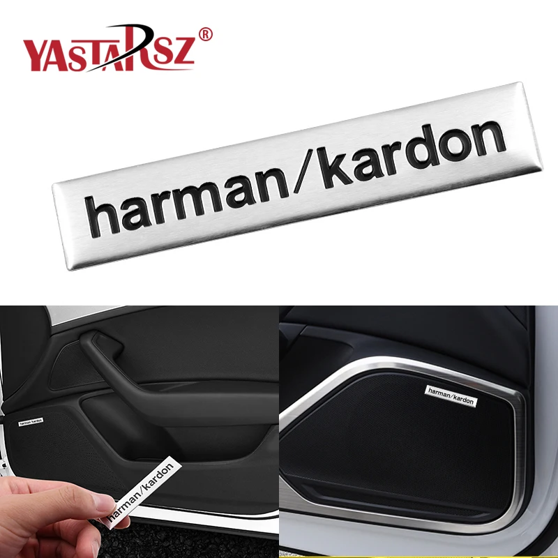 

1x harman kardon Car-styling car audio decorate fit Car sticker For Kia Ceed Rio Sportage R K3 K4 K5 Ceed Sorento Cerato Optima