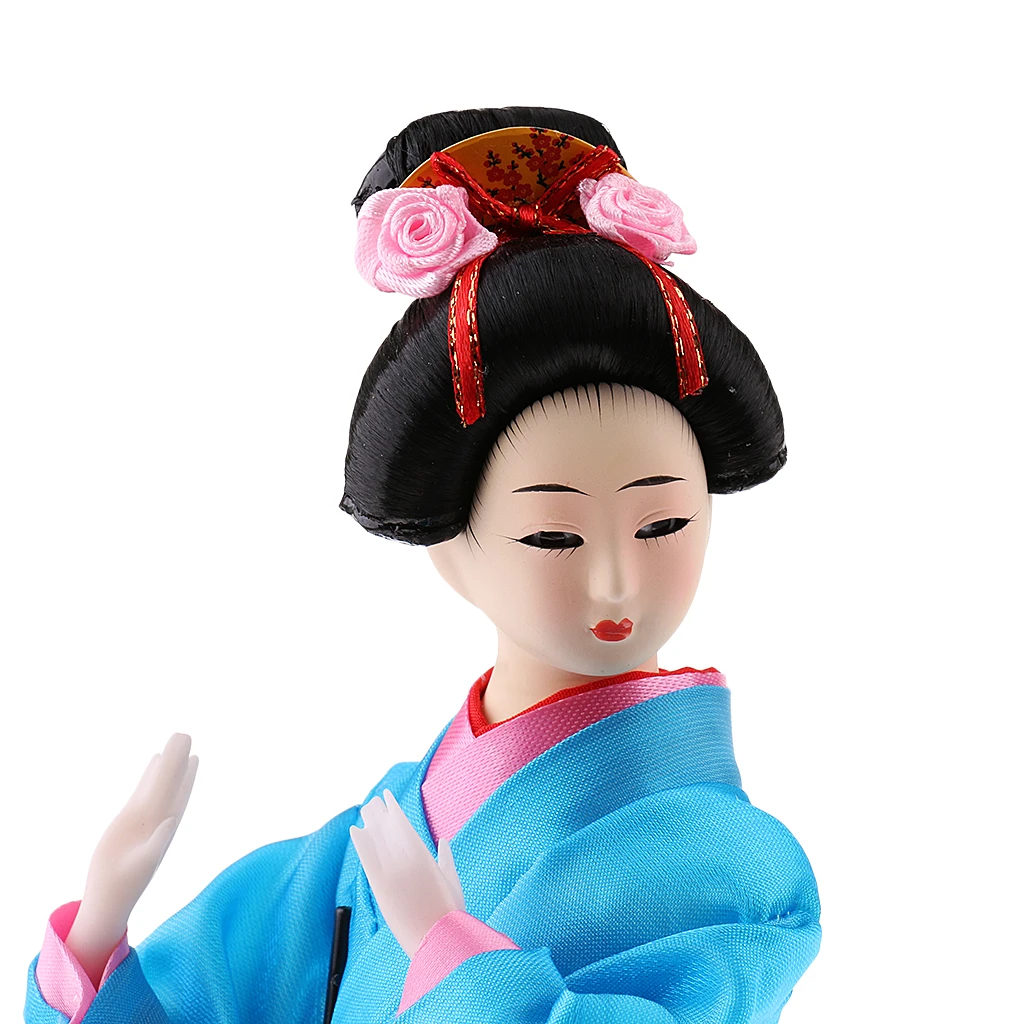 New Arrivals Japanese Geisha Kimono Doll Ornaments Crafts Home Decoration Collectibles Birthday Xmas Gift for Kids Children