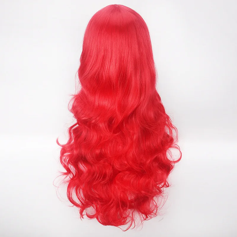 Teenmiro Русалочка Принцесса Ариэль косплей парик Хэллоуин играть парик вечерние аксессуары для волос девочек