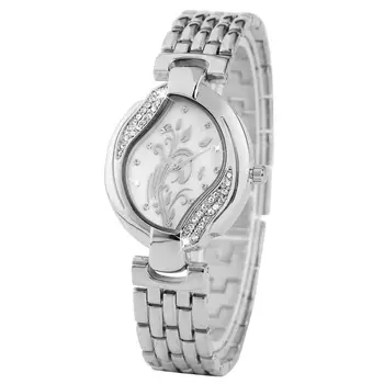 

Elegant Women Watches Quartz Sport Fashion Casual Alloy Watch Band Wristwatch Timepieces Leaf Shape Pattern Watches Women Gifts