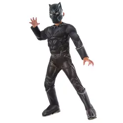 2019 костюм детская одежда с черной пантерой Необычные Вечерние платья на Хэллоуин комбинезон для мальчиков латексные маски боди для
