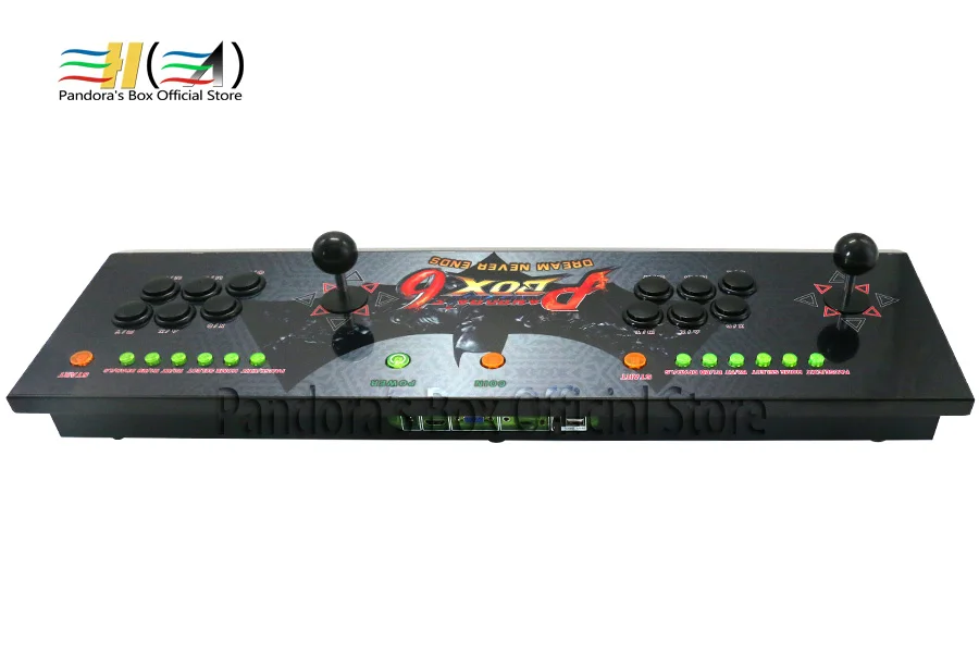 Ящик Пандоры 6 1300 в 1 игровая консоль комплект Аркада 2 игроки могут добавлять 3000 игры HDMI VGA usb джойстик для ПК видео игры ps3