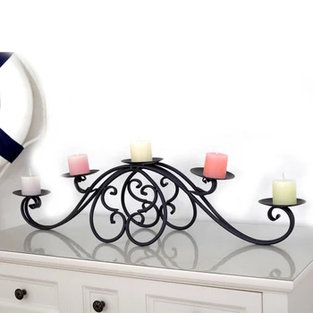 

Flower-shaped mousse fashion vintage tieyi candle station classical home decoration crafts wedding props