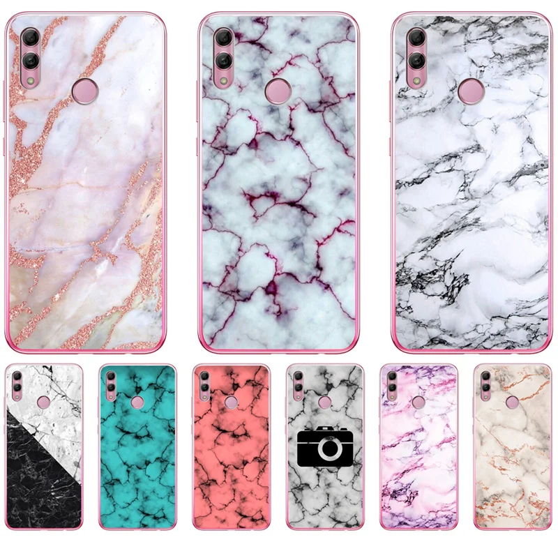

Luxury Marble Letter For Huawei Honor 10 9 8 8X 8C 7A 7C 7X 7 6X 6A Lite phone Case Cover Funda Coque Etui capa capinha capa
