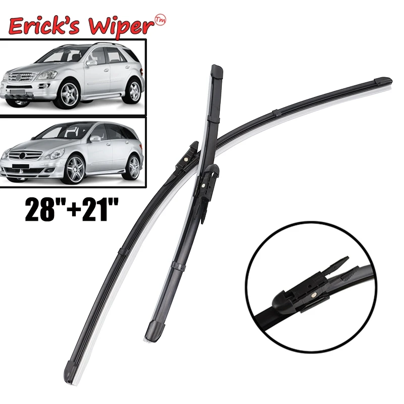 

Erick's Wiper Front Wiper Blades For Mercedes Benz R Class W251 M ML Class W164 Windshield Windscreen Front Window 28"+21"