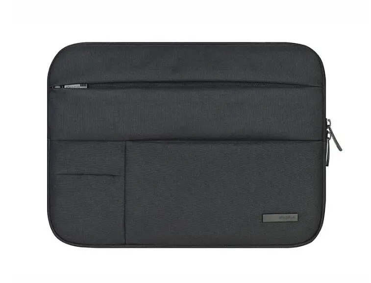 Нейлоновая сумка на плечо для ноутбука 13 14 15,6, чехол для Xiaomi air Macbook Air Pro lenovo Dell hp Asus acer, чехол для ноутбука - Цвет: sleeve black
