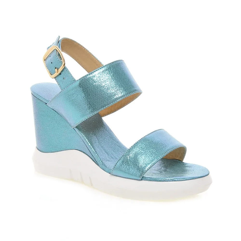 

2016 summer new casual elegant open-toe women sandal high heel Wedges  Thick crust sandals breathable sandals women shoes T014