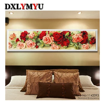 

Diy 5D Diamond Painting Flower, Decorative Painting Full Diamond Mosaic Handmade Cross Stitch Kits Diamond Embroidery