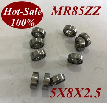 

5pcs Low noisy MR85 ZZ MR85ZZ MR85Z MR85-ZZ 5X8X2.5 MM Deep groove ball bearing micro miniature bearing motor bearing