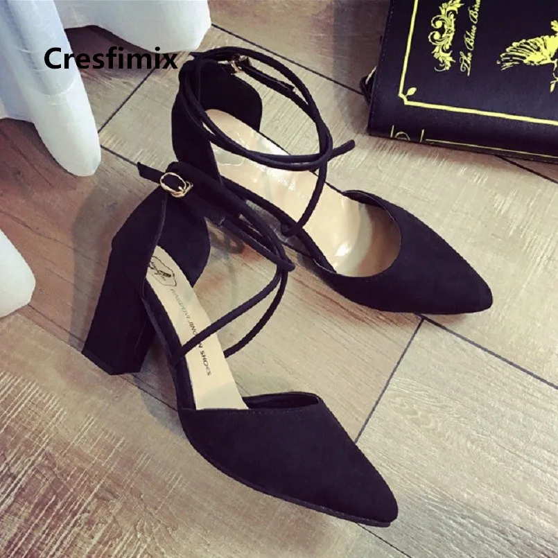 

Femmes Hauts Talons Women Cute Comfortable Black String Tie High Quality Spring High Heel Shoes Lady Cool Grey Shoes E2804