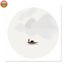 Картина по номерам художественная краска по номеру каноэ на речке цифровая краска ing кабинет краска ing пейзаж краска ing черно-белый pa