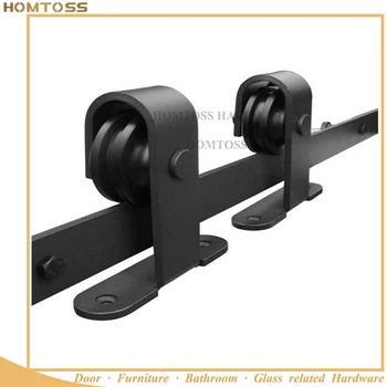 

HT-B008 Normal size carbon steel sliding barn door hardware