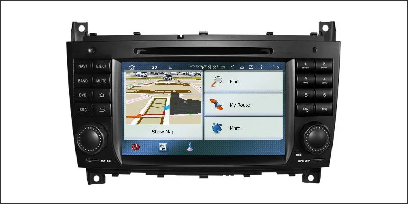 Perfect Liislee Android Multimedia For Mercedes Benz C Class W203 / CLK W209 2004~2007 Stereo Radio CD DVD Player GPS Navigation System 4