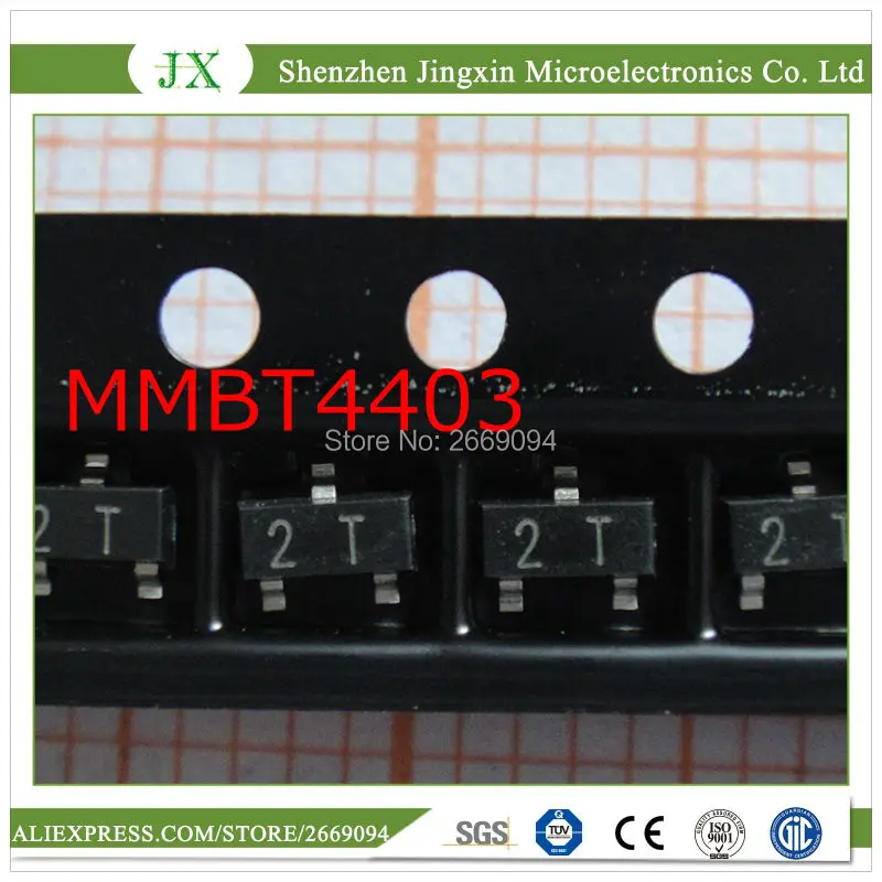 500 шт. Новый MMBT4403LT1G MMBT4403 2N4403 0.6A 40 в маркировочный код 2T PNP транзистор SOT23 |