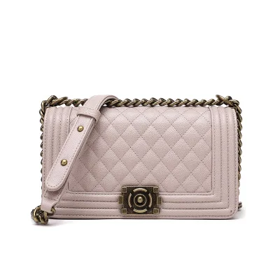 

NEW 2018 Luxury Women Bag Chain Women Messenger Bags Black Diamond Lattice Shoulder Handbag Clutch Evening Bags Bolsas
