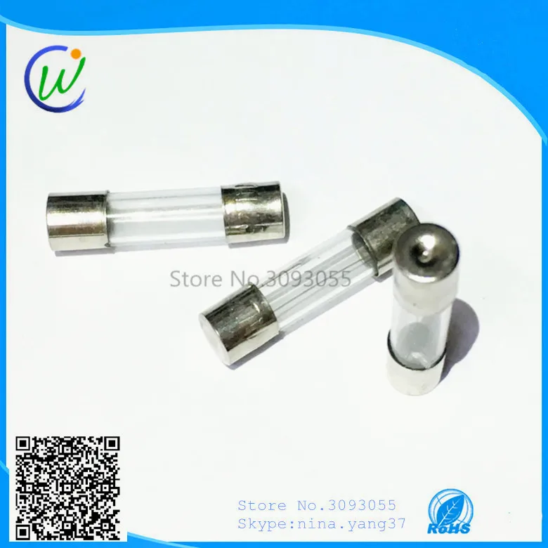300 шт./лот 5*20 SMD быстровыдувной стеклянный предохранитель 10 А 250 в 5x20 мм Стеклянная