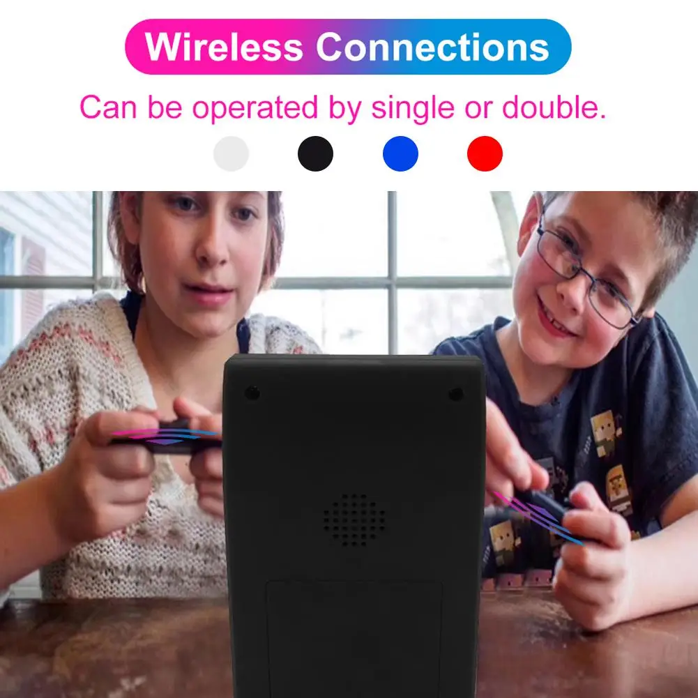 

Wireless Joystick Arcade Game Console 2 Players Mini Handheld Game Console Controller Nostalgic Controller With 2 Gamepad