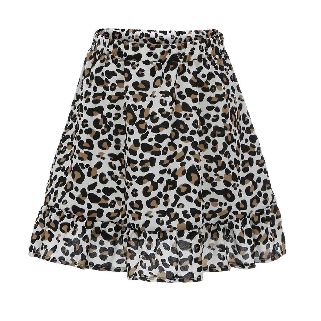 Womail Skirt Women Summer Leopard Print Midi Skirt Casual Midder Elastic Waist Bandage Daily NEW fashion 2019 A11 Womail Skirt Women Summer Leopard Print Midi Skirt Casual Midder Elastic Waist Bandage Daily NEW fashion 2019 A11