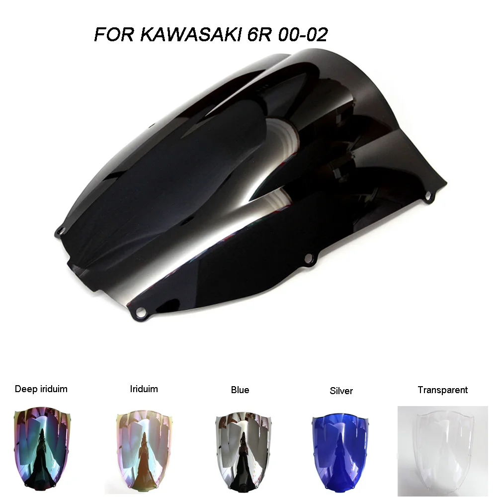 Ветровое стекло из АБС пластика для Kawasaki Ninja ZX 6R ZX6R 636 2000 2001 радужные ветрозащитные