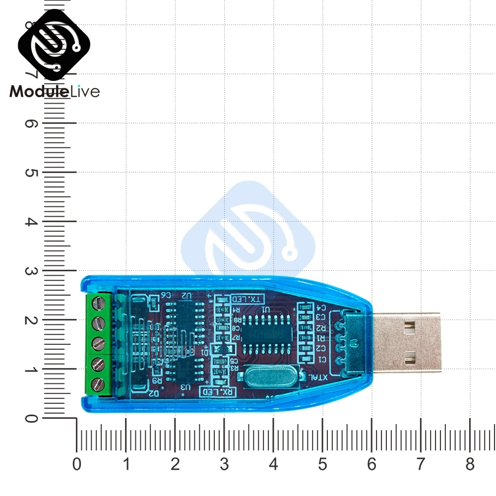 Промышленный USB в RS485 конвертер обновление защиты RS485 конвертер Совместимость V2.0 Стандартный RS-485 разъем адаптера