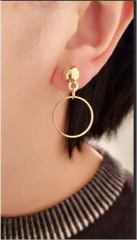 

Personality wild geometric elements earrings ladies fashion earrings gold retro fashion jewelry female jewelry accessori