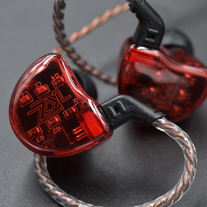 KZ ZS10 Headphones 10 Driver In Earphone 4BA+1DD Dynamic Armature Earbuds HiFi Bass Headset Noise Cancelling  ZSN  CCA C10